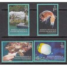 Bermudas - Correo Yvert 850/3 ** Mnh Fauna marina