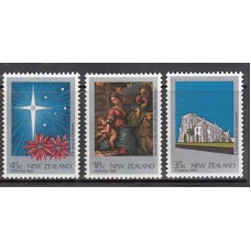 Nueva Zelanda - Correo 1983 Yvert 851/3 ** Mnh Navidad