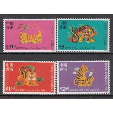 Hong Kong - Correo Yvert 852/5 ** Mnh  Año del tigre