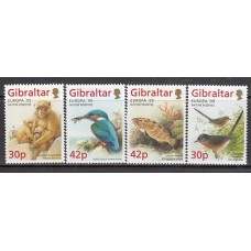 Gibraltar - Correo 1999 Yvert 853/6 ** Mnh Fauna