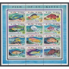 San Cristobal - Correo Yvert 854/65 ** Mnh Fauna peces