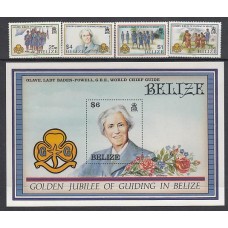 Belize - Correo Yvert 858/61+Hb 82 ** Mnh Scouts