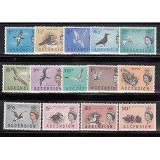 Ascension - Correo Yvert 76/89 ** Mnh  Fauna Aves