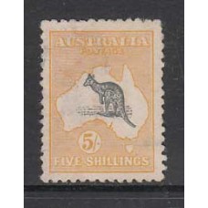 Australia - Correo 1912 Yvert 12 (*) Mng Fauna Canguro