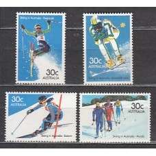 Australia - Correo 1984 Yvert 861/4 ** Mnh Deportes. Esqu