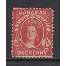 Bahamas - Correo 1875 Yvert 9 (*) Mng Reina Victoria