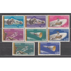 Paraguay - Correo 1967 Yvert 863/7+A.447/9 ** Mnh Astro