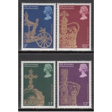 Gran Bretaña - Correo 1978 Yvert 864/67 ** Mnh Coronación Isabel II