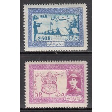 Iran - Correo 1956 Yvert 865/6 (*) Mng Scoutismo