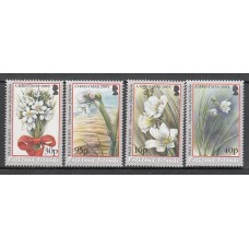 Falkland - Correo Yvert 869/72 ** Mnh Navidad. Flores