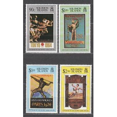 Salomon - Correo Yvert 869/72 ** Mnh Deportes