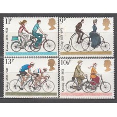 Gran Bretaña - Correo 1978 Yvert 872/5 ** Mnh Bicicletas