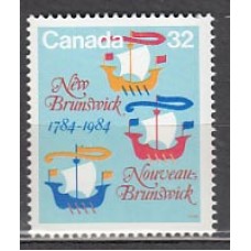 Canada - Correo 1984 Yvert 872 ** Mnh Barcos