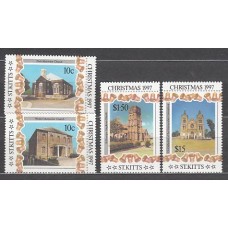 San Cristobal - Correo Yvert 876/9 ** Mnh Navidad