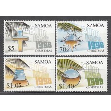 Samoa - Correo Yvert 876/9 ** Mnh Navidad