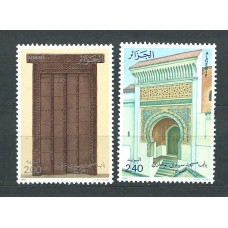Argelia - Correo Yvert 876/7 ** Mnh  Puertas de mezquitas