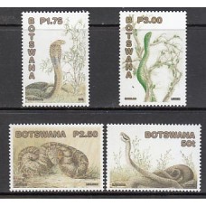 Botswana - Correo Yvert 878/81 ** Mnh  Fauna