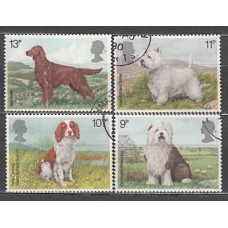 Gran Bretaña - Correo 1979 Yvert 880/3 usado Fauna perros