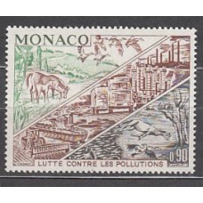 Monaco - Correo 1972 Yvert 881 ** Mnh  Contra la polución
