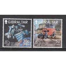 Gibraltar - Correo 1999 Yvert 881/2 ** Mnh Automóvil