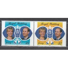 Jersey - Correo  1999 Yvert 883/84 ** Mnh Boda Real