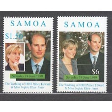 Samoa - Correo Yvert 884/5 ** Mnh Personaje