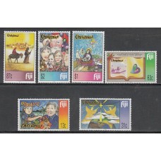 Fidji - Correo Yvert 884/9 ** Mnh Navidad