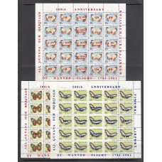 Guayana Britanica - Correo Yvert 888/922 Hojita ** Mnh