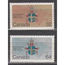 Canada - Correo 1984 Yvert 889/90 ** Mnh