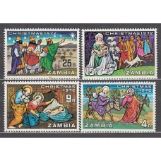 Zambia - Correo Yvert 89/92 ** Mnh   Navidad