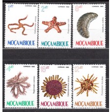 Mozambique - Correo Yvert 897/902 ** Mnh   Fauna marina