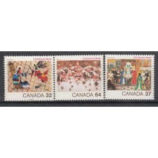 Canada - Correo 1984 Yvert 899/901 ** Mnh Navidad