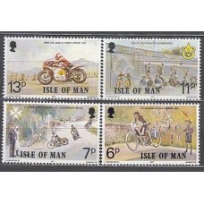 Man - Correo 1977 Yvert 90/93 ** Mnh Motocicletas