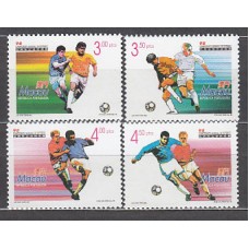 Macao - Correo Yvert 905/8 ** Mnh  Deportes fútbol