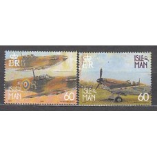 Man - Correo 2000 Yvert 909/10 ** Mnh Batalla de Inglaterra