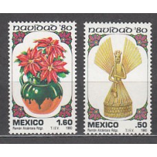 Mexico - Correo 1980 Yvert 912/3 ** Mnh Navidad