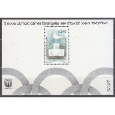 Israel - Hojas Yvert 27 ** Mnh Olimpiadas de Los Angeles