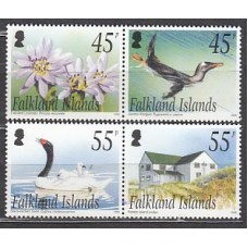 Falkland - Correo Yvert 918/21 ** Mnh Fauna. Aves