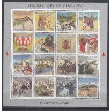 Gibraltar - Correo 2000 Yvert 919/34 ** Mnh Historia de Gibraltar
