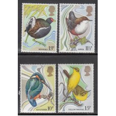 Gran Bretaña - Correo 1980 Yvert 922/5 ** Mnh Fauna aves