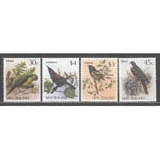 Nueva Zelanda - Correo 1986 Yvert 924/7 ** Mnh Fauna. Aves