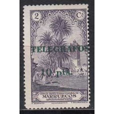 Marruecos Sueltos Telegrafos Edifil 41 ** Mnh