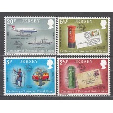 Jersey - Correo 1974 Yvert 93/6 ** Mnh UPU