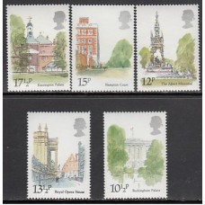 Gran Bretaña - Correo 1980 Yvert 932/6 ** Mnh Monumentos de Londres