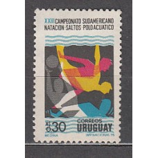 Uruguay - Correo 1976 Yvert 934 ** Mnh Deportes. Natación