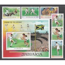 Jamaica - Correo Yvert 935/40 + H 45 ** Mnh Deportes