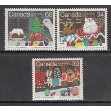 Canada - Correo 1985 Yvert 936/8 ** Mnh Navidad