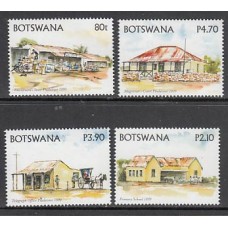 Botswana - Correo Yvert 937/40 ** Mnh  Arquitectura