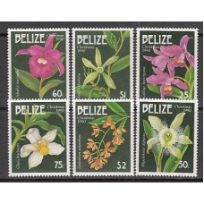 Belize - Correo Yvert 944/8 ** Mnh Flores