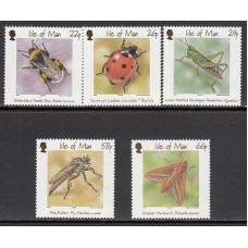 Man - Correo 2001 Yvert 945/49 ** Mnh Fauna insectos